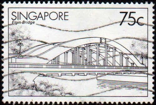 Singapore 1985 Bridges SG 489 Fine Used