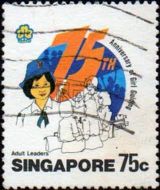 Singapore 1985 Girl Guide Movement SG 515 Fine Used