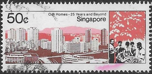 Singapore 1985 Housing and Development Board SG 509 Fine Used
