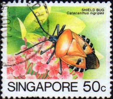 Singapore 1985 Insects SG 497 Fine Used