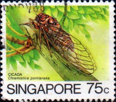 Singapore 1985 Insects SG 498 Fine Used