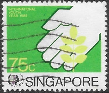 Singapore 1985 International Youth Year SG 517 Fine Used