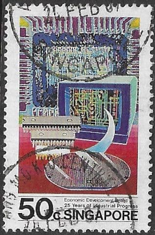Singapore 1986 Economic Development Board SG 533 Fine Used