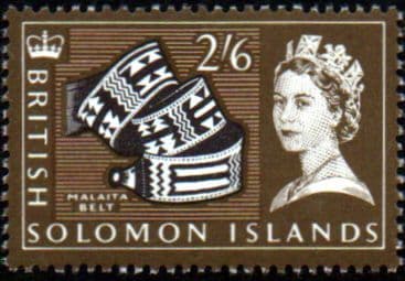 Solomon Island 1965 Malaita Belt SG 123 Fine Mint