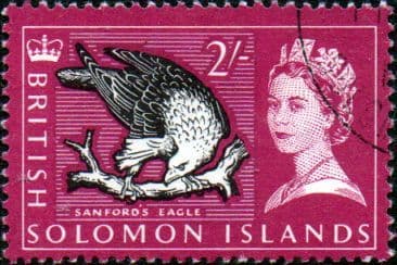 Solomon Island 1965 Sea Eagle SG 122 Fine Used