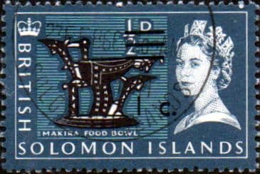Solomon Island 1966 Decimal Currency Surcharge SG 135B Fine Used