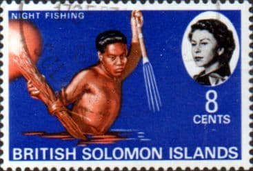 Solomon Islands 1968 Night Fishing SG 171 Fine Used