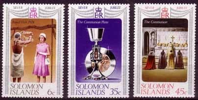 Solomon Islands 1977 Royal Silver Jubilee Set Fine Mint