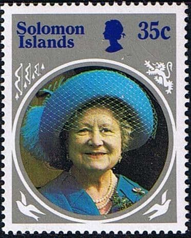 Solomon Islands 1985 Queen Mother Life and Times SG 540 Fine Mint