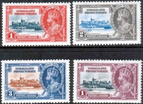 Somaliland 1935 King George V Silver Jubilee Set Fine Mint