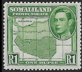 Somaliland Protectorate 1938 King George VI SG 101 Fine Mint