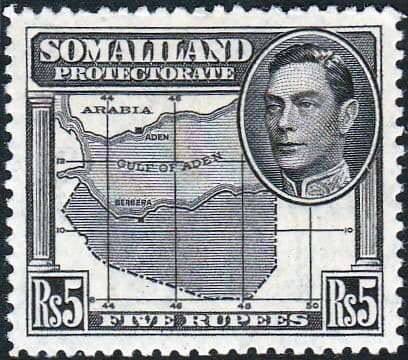 Somaliland Protectorate 1938 King George VI SG 104 Fine Mint