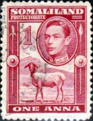 Somaliland Protectorate 1938 King George VI SG 94 Fine Used