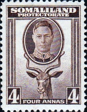 Somaliland Protectorate 1942 King George VI SG 109 Fine Mint