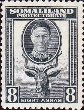 Somaliland Protectorate 1942 King George VI SG 111 Fine Mint