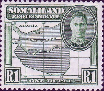 Somaliland Protectorate 1942 King George VI SG 113 Fine Mint