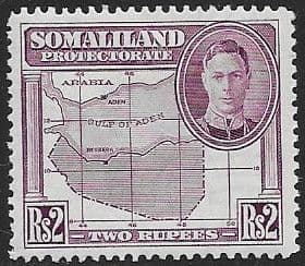 Somaliland Protectorate 1942 King George VI SG 114 Fine Mint