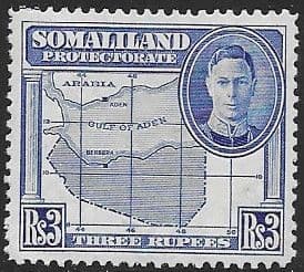 Somaliland Protectorate 1942 King George VI SG 115 Fine Mint