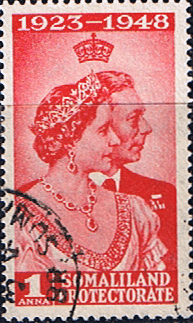 Somaliland Protectorate 1948 Royal Silver Wedding SG 119 Fine Used