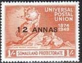 Somaliland Protectorate 1949 Universal Postal Union SG 124 Fine Mint