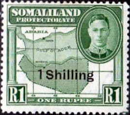 Somaliland Protectorate 1951 King George VI Decimal Surcharged SG 132 Fine Mint