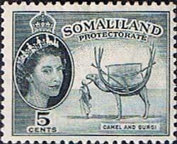 Somaliland Protectorate 1953 Queen Elizabeth SG137 Fine Mint