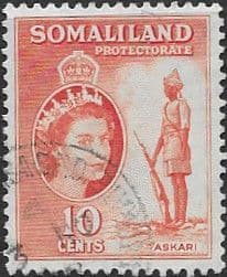 Somaliland Protectorate 1953 Queen Elizabeth SG138 Fine Used
