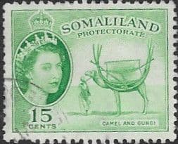 Somaliland Protectorate 1953 Queen Elizabeth SG139 Fine Used