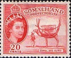 Somaliland Protectorate 1953 Queen Elizabeth SG140 Fine Mint