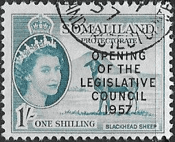 Somaliland Protectorate 1957 Opening of Legislative Council SG 150 Fine Used