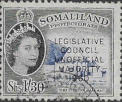 Somaliland Protectorate 1960 Legislative Council's Unofficial Majority SG 152 Fine Used