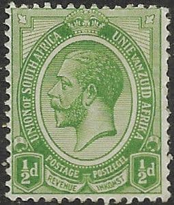 South Africa 1913 George V SG  3c Fine Mint