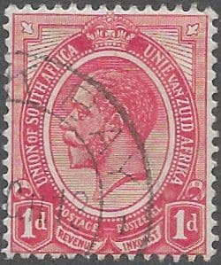 South Africa 1913 George V SG 4 Fine Used