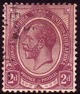 South Africa 1913 George V SG 6 Fine Used