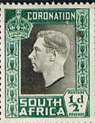 South Africa 1937 George VI Coronation SG 71E Fine Mint