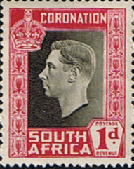 South Africa 1937 George VI Coronation SG 72E Fine Mint
