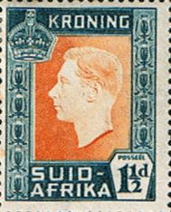South Africa 1937 George VI Coronation SG 73A Fine Mint