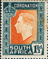 South Africa 1937 George VI Coronation SG 73E Fine Mint