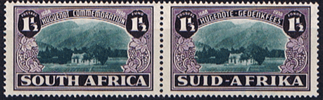 South Africa 1939 Huguenot Landing SG 84 Horizontal Pairs Fine Mint