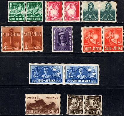 South Africa 1941 War Effort Set Fine Mint