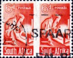 South Africa 1942 War Effort Bantam SG102 Fine Used