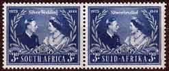 South Africa 1948 King George VI Royal Silver Wedding SG 125 Fine Mint