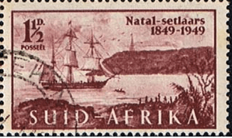 South Africa 1949 Natal Settlers SG 127A Fine Used