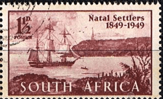 South Africa 1949 Natal Settlers Sg 127E Fine Used
