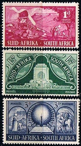 South Africa 1949 Voortrekker Monument Set Fine Mint