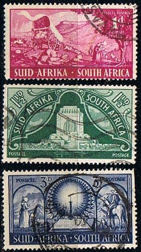South Africa 1949 Voortrekker Monument Set Fine Used