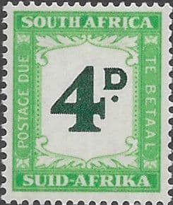 South Africa 1950 Postage Due SG D42 Fine Mint