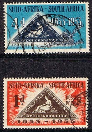 South Africa 1953 Stamp Centenary Set Fine Used