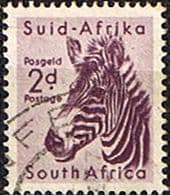 South Africa 1954 Wild Animals SG 154 Zebra Fine Used