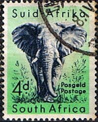 South Africa 1954 Wild Animals SG 156 Elephant Fine Used